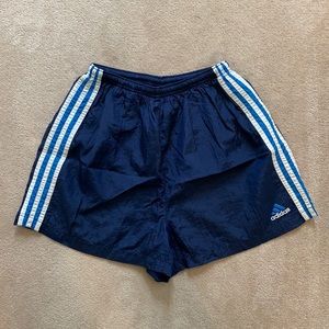 vintage blue adidas shorts!